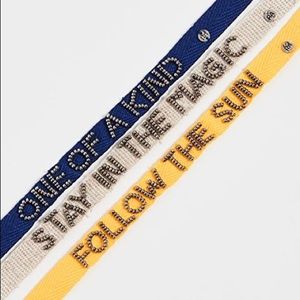 Two Roxanne Assoulin Tie On Bracelets